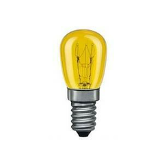 Лампа накаливания миниатюрная Е14 15W желтая 80012