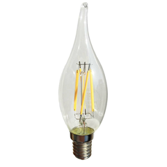 Лампа светодиодная филаментная E14 4W прозрачная 056_908