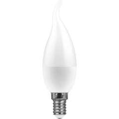 Лампа светодиодная Feron E14 11W 6400K Свеча Матовая LB-770 25952