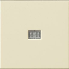 Лицевая панель Gira System 55 выключателя одноклавишного с подсветкой кремовый глянцевый 029801