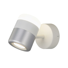 Настенный светодиодный светильник Eurosvet 20165/1 LED белый/серебро